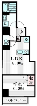 アヴァンテ勝どきの物件間取画像